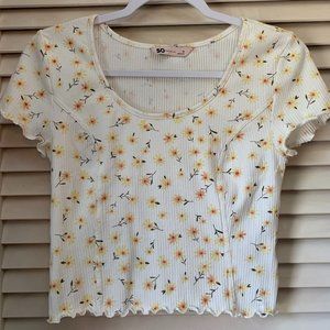 SO Medium Floral Crop Top